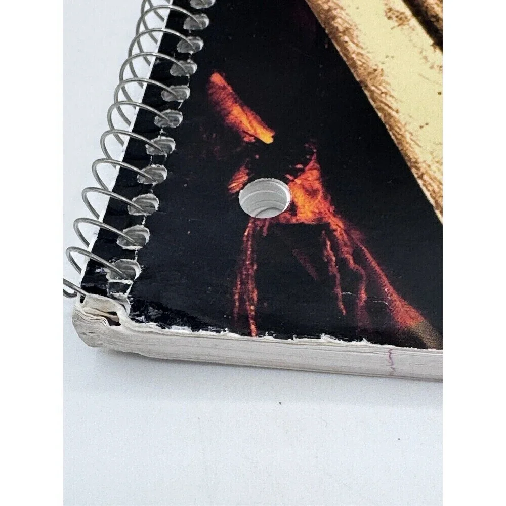 Vintage Pirates of the Caribbean Disney Spiral Notebook Captain Jack Sparrow